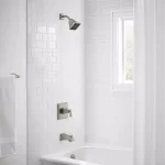 Glacier Bay Exhibit Single-Handle Tub and Shower Faucet, Brushed Nickel thumbnail 2