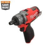 Milwaukee M12 FUEL 12V Lithium-Ion Brushless 1/4 in. Hex 2-Speed Cordless Screwdriver (Tool-Only) thumbnail 1