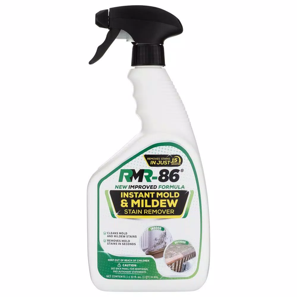 RMR BRANDS RMR-86 Instant Mold and Mildew Stain Remover, 32 oz. Bleach-Based Formula