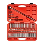 TEKTON 74-Piece 3/8 in. Drive 6-Point Socket and Ratchet Set, SAE & Metric thumbnail 1