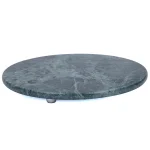 Creative Home Green Marble 12 in. Round Serving Board thumbnail 1