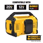 DEWALT 20V MAX Bluetooth Job Site Radio Speaker, DCR010 thumbnail 7