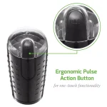 Ovente 150W Electric Coffee Grinder, Stainless Steel Blades, 2.5 oz Capacity, Black thumbnail 8