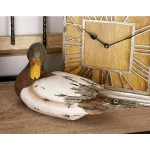 LITTON LANE Amazing Animals Rustic Polystone Decoy Duck Sculptures, Set of 2 thumbnail 2