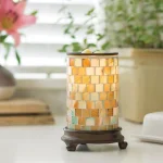 Candle Warmers Etc 8.8 in. Sea Glass Illumination Fragrance Warmer - Coastal Style Wax Melt Burner thumbnail 2