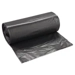 Boardwalk SH-Grade Repro Black Can Liners, 45 Gallon, 40 x 46 in, 1.2 Mil, 100 Count thumbnail 2