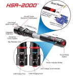 Smartech Products DuoTec HSR-2000 2000 Lumen LED Flashlight and 10500 mAh Power Bank Dual Powered Rechargeable Multi-Tool thumbnail 3