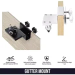 Wasserstein Weatherproof Gutter Mount for Blink Outdoor, XT and XT2 Cameras, 2-Pack, White thumbnail 2