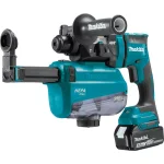 Makita 18V LXT Brushless SDS-Plus Rotary Hammer Kit with HEPA Dust Extractor & AWS thumbnail 1