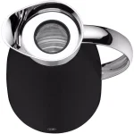 Alfi Gusto Glass Vacuum Carafe, 1.06 Qt. Black Lacquered Metal Thermal Server thumbnail 3