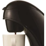 Brentwood Appliances Single Serve 1-Cup Coffee Maker with Removable Filter and Drip Tray, Black thumbnail 4
