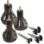 Lumberjack Tools Commercial Series Master Kit Log Furniture Building Tools - 1 in., 1.5 in., and 2 in. Tenon Cutters thumbnail 1