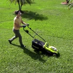 Sun Joe 17 in. 48V iON+ Cordless Electric Walk Behind Push Lawn Mower (Tool Only) thumbnail 2