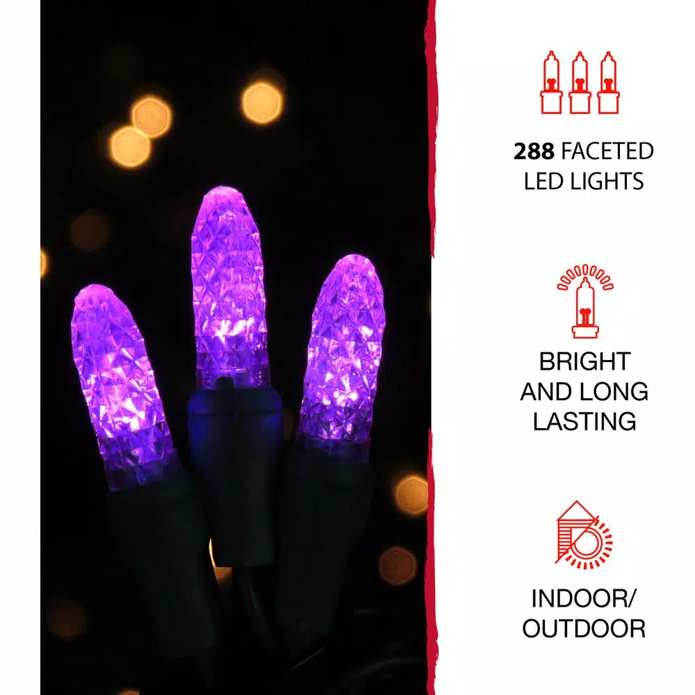 Haunted Hill Farm 48 in. x 40 in. Creepy Crawling Spider LED Halloween Window Light