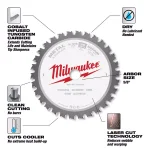 Milwaukee 5-3/8 in. 30T Carbide Metal & Stainless Steel Circular Saw Blade thumbnail 3