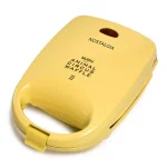 Nostalgia MyMini Circus Animal Waffle Maker, 4-Shape Yellow Waffle Iron thumbnail 1
