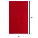 Lavish Home 8-Piece Multi-Color Circle Pattern Weave 100% Cotton Kitchen Towel Set thumbnail 2