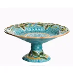 Abigails Garden Party Strawberry Compote - Handmade Ceramic Majolica Dessert Stand thumbnail 2