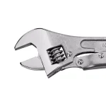 Stanley MaxGrip 10 in. Locking Adjustable Wrench, Chrome Vanadium Steel thumbnail 3