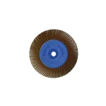 Dedeco Sunburst 6 in. TA Radial Discs, 1/2 in. Arbor, 36-Grit Ultra-Coarse Thermoplastic Cleaning and Polishing Tool thumbnail 1