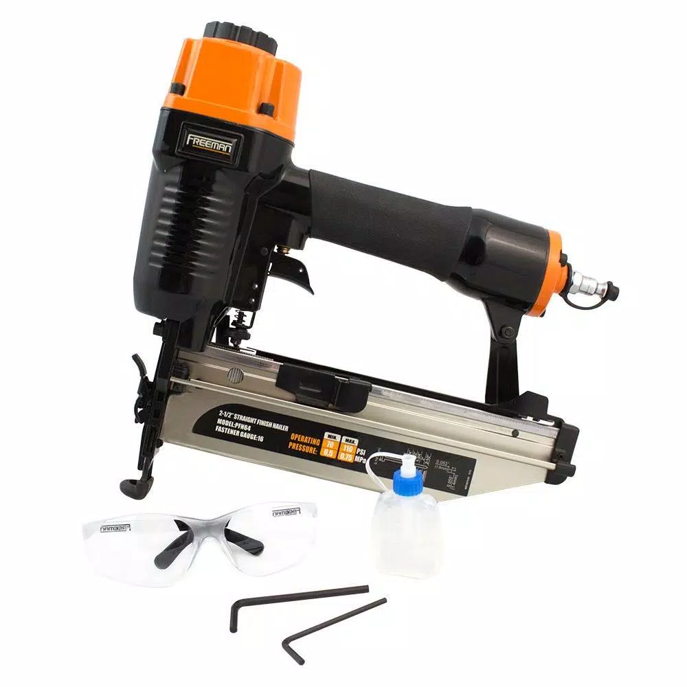 Freeman PFN64 16-Gauge 2-1/2 in. Pneumatic Straight Finish Nailer