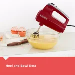BLACK+DECKER Helix Performance Premium 5-Speed Hand Mixer, Red thumbnail 6