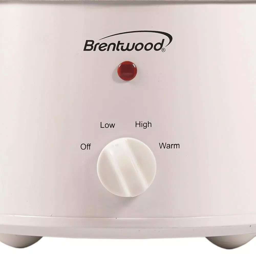Brentwood Appliances SC-115W 1.5 Qt. Slow Cooker, White