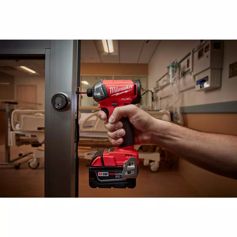 Milwaukee M18 FUEL 18V Brushless Hammer Drill and Surge Hydraulic Driver 2-Tool Combo Kit
