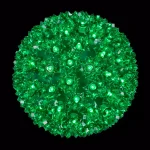 Wintergreen Lighting 6 in. Green LED Starlight Sphere with 70 Mini Lights thumbnail 1