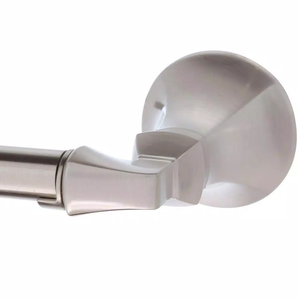 Delta Mandara 3-Piece Brushed Nickel Bath Hardware Set with Towel Bar, Toilet Paper Holder and Towel Ring