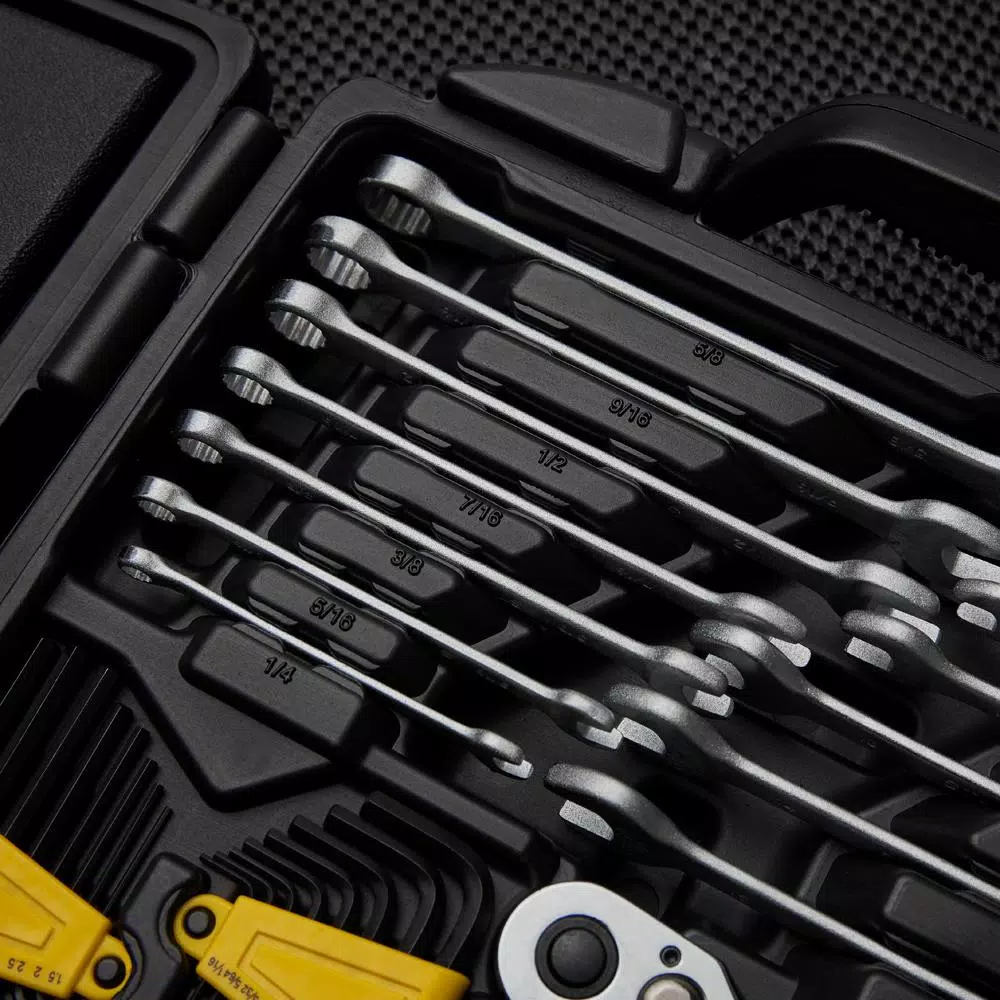 Stanley 151-Piece Mechanic Tool Set with Chrome Vanadium Steel and Bonus Stud Finder