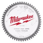 Milwaukee 7-1/4 in. 56T Carbide Aluminum and Metal Cutting Circular Saw Blade thumbnail 1