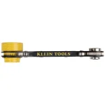 Klein Tools 6-in-1 Ratcheting Lineman's Wrench, SAE Combination Wrench thumbnail 4