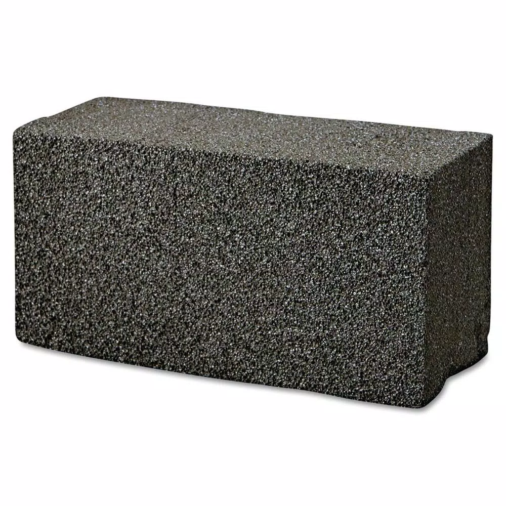 Boardwalk 8 in. Grill Brick Scouring Pad, Black (12-Pack)
