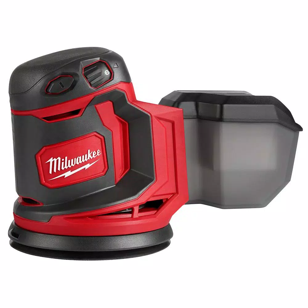 Milwaukee M18 18V Lithium-Ion Cordless 5 in. Random Orbit Sander Kit with 5.0 Ah Battery and Charger
