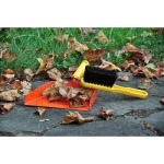 G & F Products Just for Kids Dustpan and Brush Set - Red Metal and Wood Cleaning Tool thumbnail 2