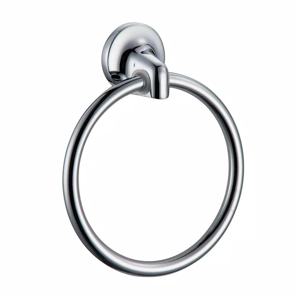 Design House Alta Bay 4-Piece Bathroom Hardware Accessory Kit, Polished Chrome