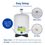 Express Water tankRO 2-Gallon Reverse Osmosis Water Filtration Expansion Storage Pressure Tank thumbnail 5