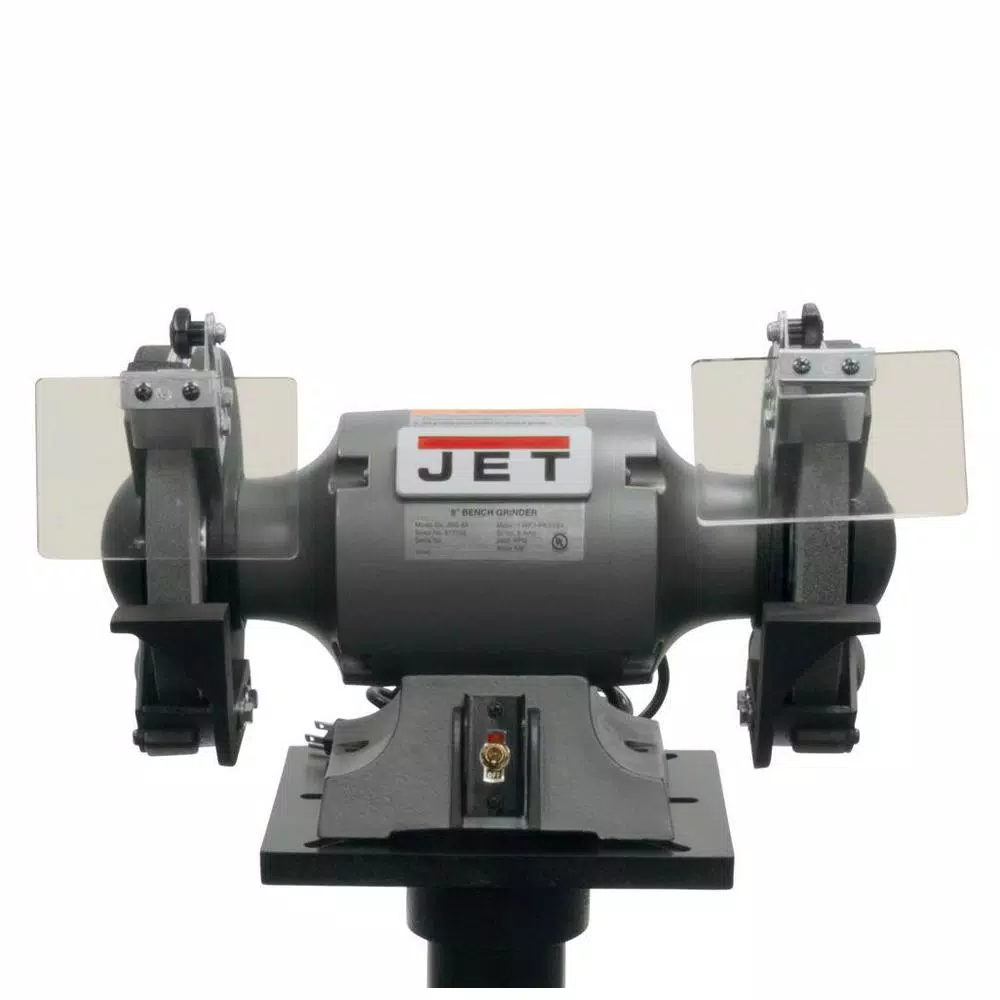 JET JBG-8A 8 in. Shop Grinder with JPS-2A Stand