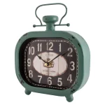 La Crosse Technology Distressed Teal Metal Decorative Analog Clock - Rustic Farmhouse Style thumbnail 3
