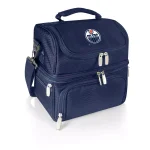 Picnic Time Pranzo Edmonton Oilers Navy Insulated Lunch Bag and Picnic Tote with Flatware Set thumbnail 1