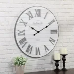 FirsTime & Co. Emmett 27 in. Shiplap Wall Clock - Industrial Farmhouse Decor thumbnail 3