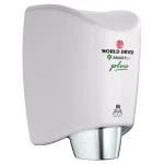 World Dryer SMARTdri Plus High Efficiency Automatic Electric Hand Dryer - White Aluminum thumbnail 3