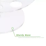 Mind Reader Clear Acrylic 14-Slot Round Ice Cream Cone & Sushi Roll Serving Tray Holder thumbnail 4