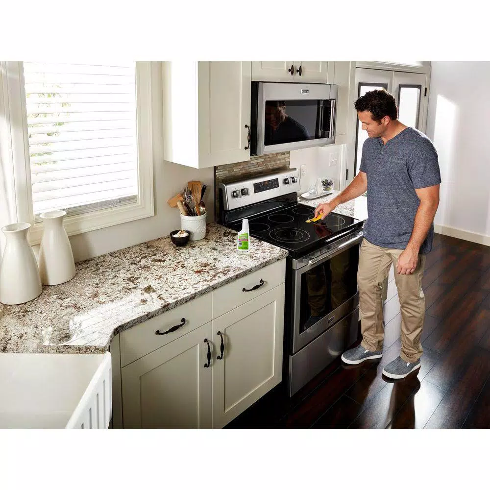Affresh Afresh Cooktop Cleaner, 10 oz. Non-Abrasive Liquid for Glass, Ceramic, and Porcelain