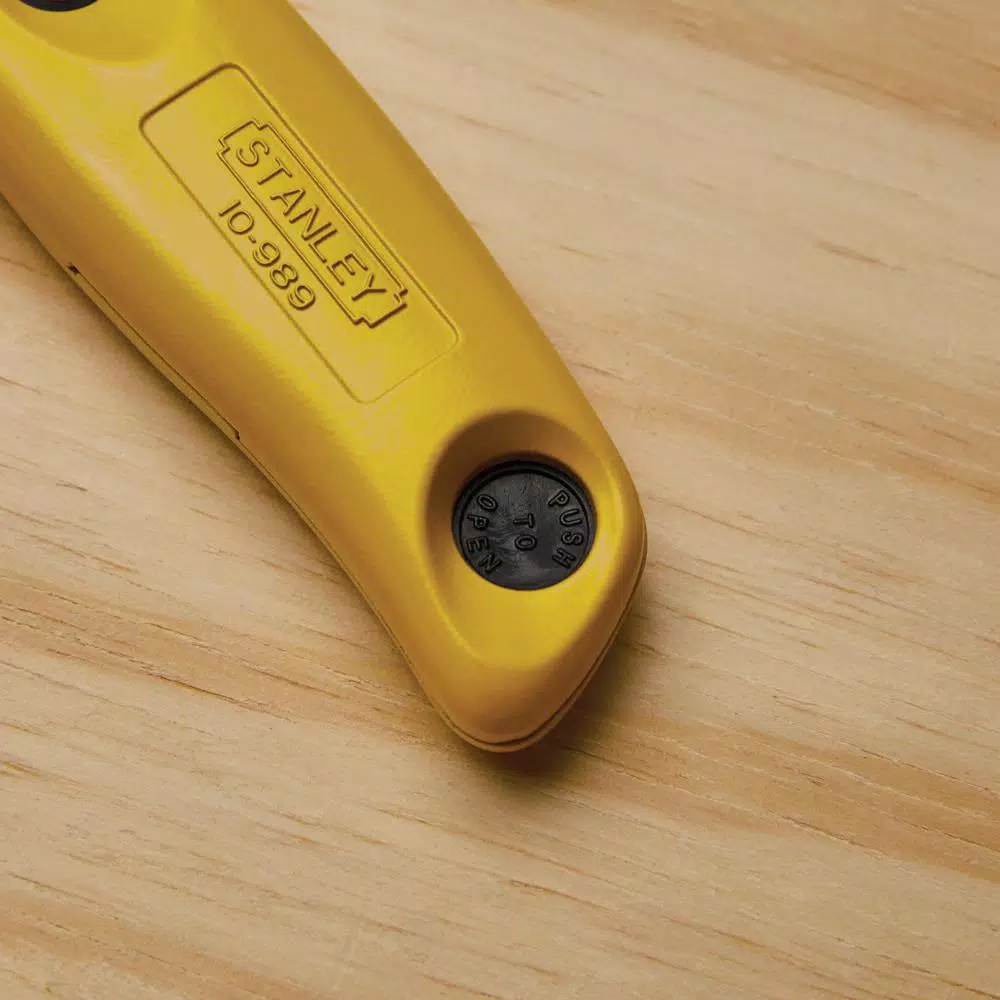 Stanley 7 in. Aluminum Swivel-Lock Retractable Utility Knife with Internal Blade Storage