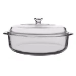 Libbey Baker's Basics 3 Qt. Glass Casserole Dish with Cover, 2-Piece Set thumbnail 1