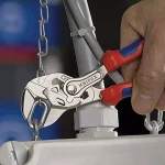 KNIPEX 10 in. Pliers Wrench with Dual-Component Comfort Grips and Tether Attachment thumbnail 5