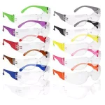 Safe Handler Hyline Safety Glasses with Anti-Scratch Clear Lenses, 12-Pair Assorted Color Pack thumbnail 4