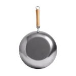Honey-Can-Do Joyce Chen 12 in. Carbon Steel Stir-Fry Pan with Removable Birchwood Handle thumbnail 4